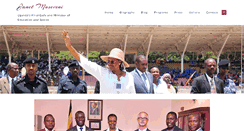 Desktop Screenshot of janetmuseveni.org